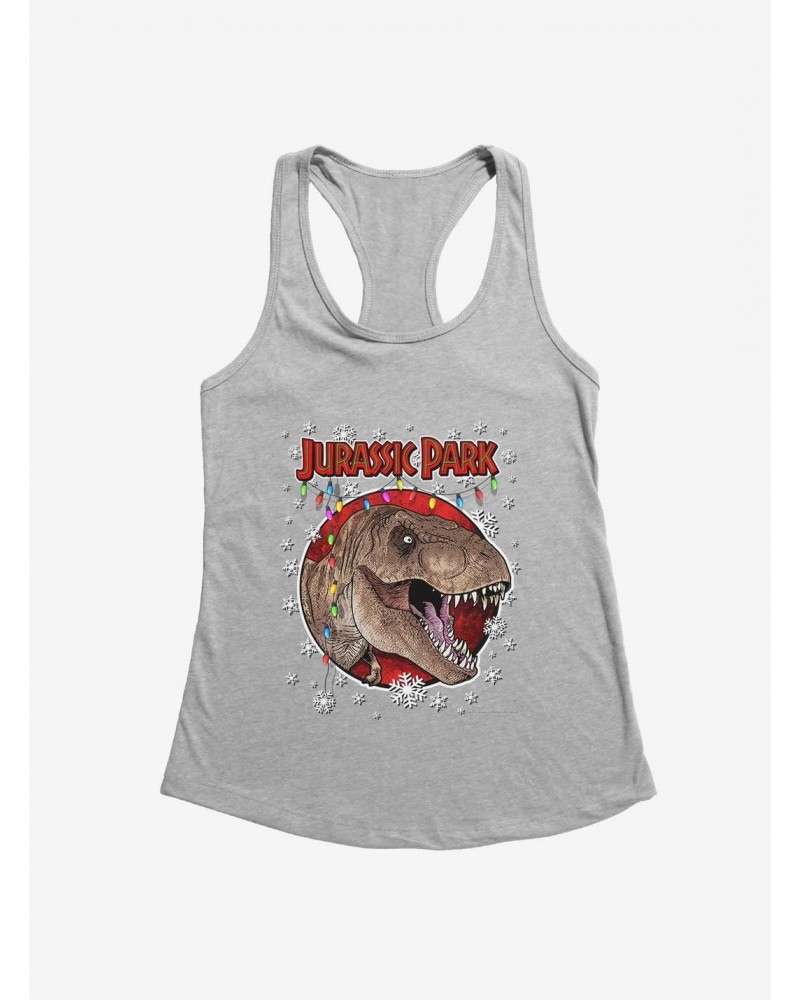 Jurassic Park Christmas Holiday T-Rex Girls Tank $6.97 Tanks