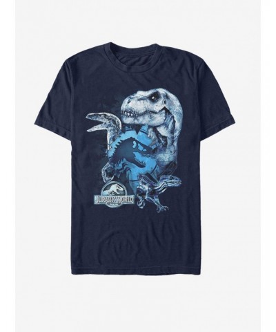 Jurassic Park Glass Shard T-Shirt $8.99 T-Shirts