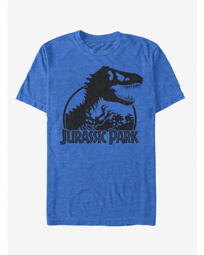 Dino Skeleton Silhouette Logo T-Shirt $7.07 T-Shirts