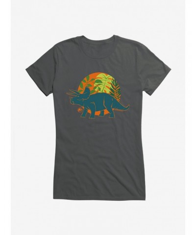 Jurassic World Triceratops Sunset Habitat Girls T-Shirt $7.97 T-Shirts