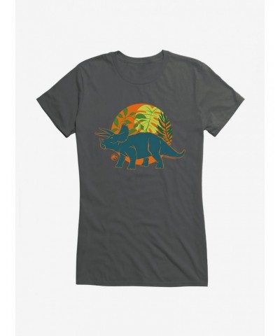 Jurassic World Triceratops Sunset Habitat Girls T-Shirt $7.97 T-Shirts