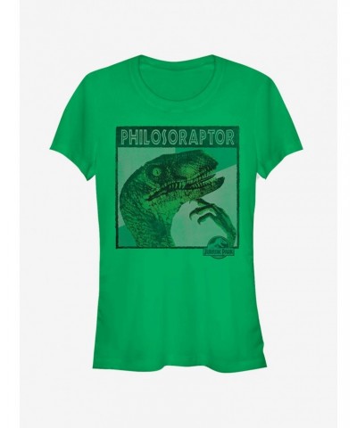 Deep Thinker Philosoraptor Girls T-Shirt $7.97 T-Shirts