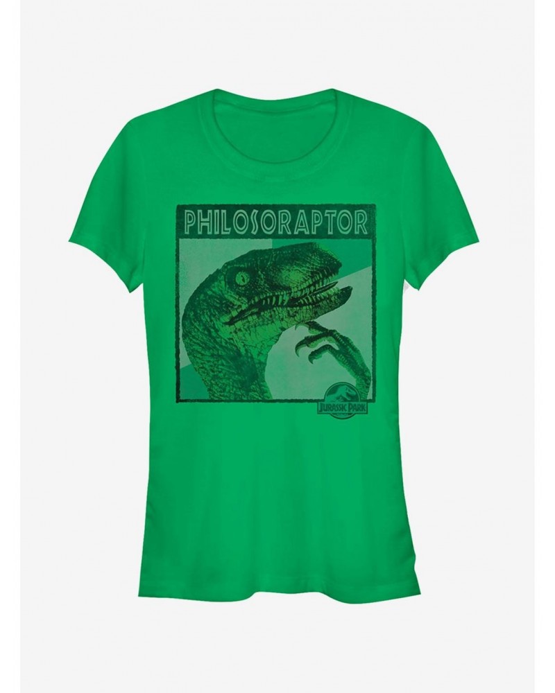 Deep Thinker Philosoraptor Girls T-Shirt $7.97 T-Shirts