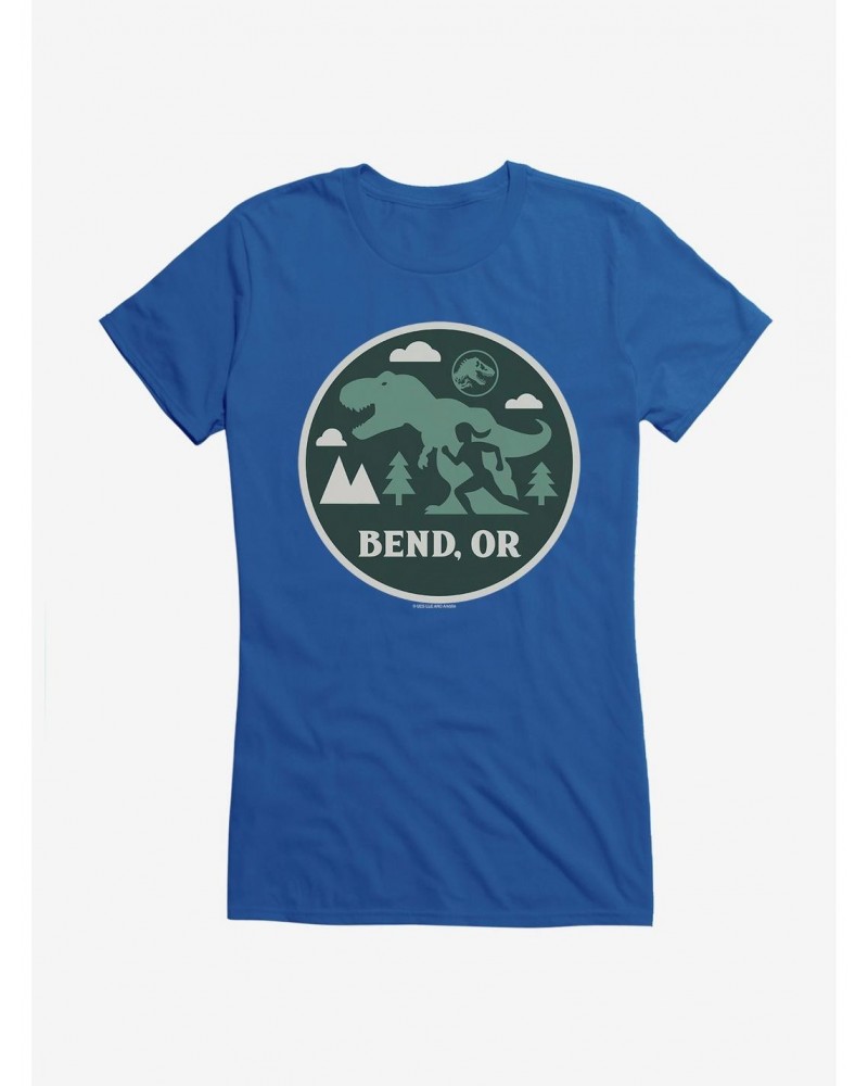 Jurassic World Dominion T-Rex Badge Girls T-Shirt $7.17 T-Shirts