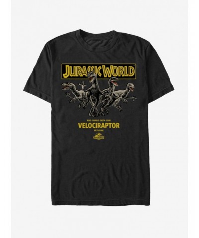 Jurassic World Velociraptor Crew T-Shirt $9.37 T-Shirts