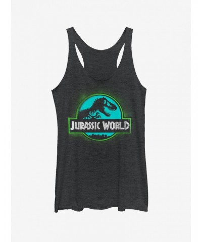 Jurassic World Fallen Kingdom T. Rex Spray Paint Logo Girls Tank $6.42 Tanks