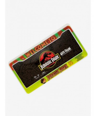 Jurassic Park Welcome To License Plate Frame $3.42 Frames