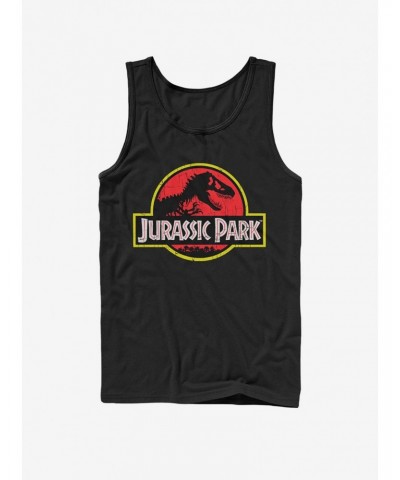 Jurassic Park T Rex Logo Tank $8.96 Tanks