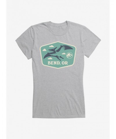 Jurassic World Dominion Pterodactyl Badge Girls T-Shirt $9.56 T-Shirts