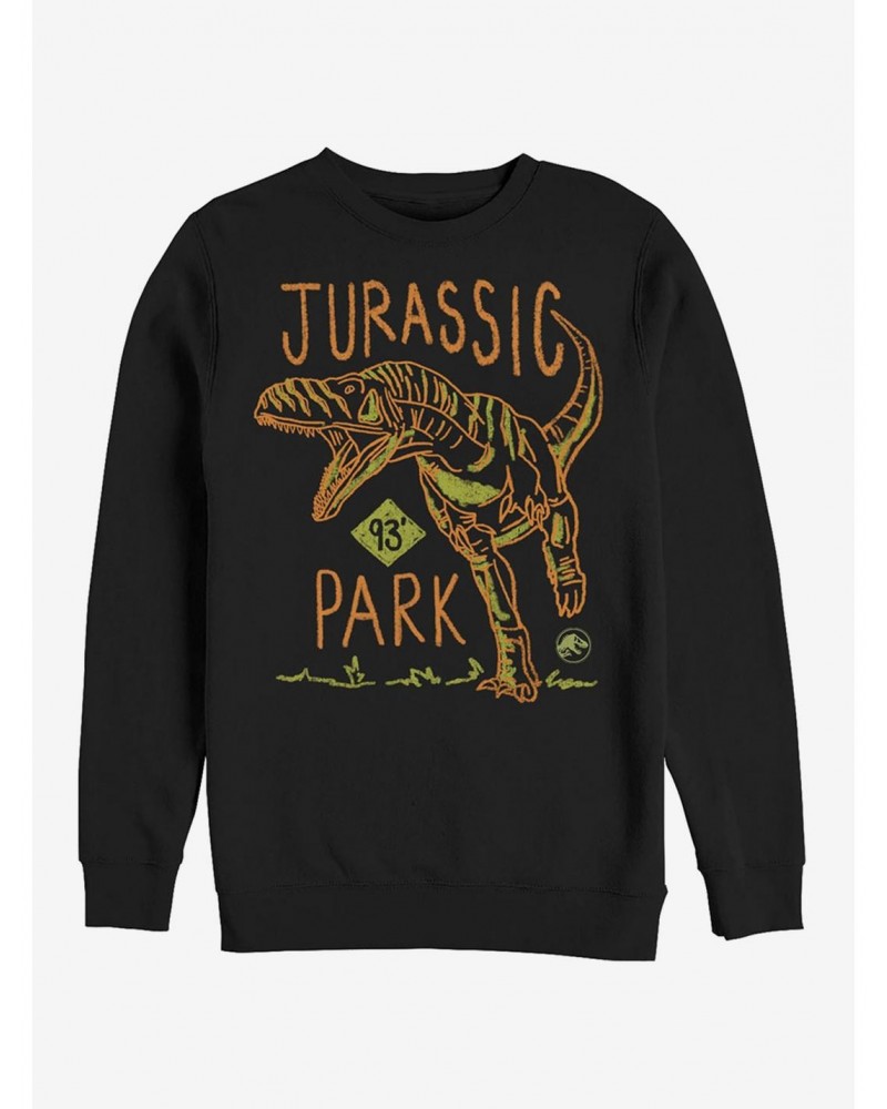 T. Rex Crayon Print Sweatshirt $12.10 Sweatshirts