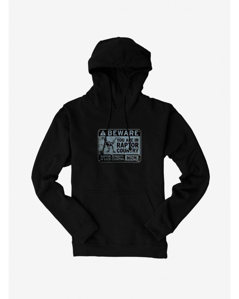 Jurassic World Dominion Beware Raptor Country Hoodie $15.80 Hoodies