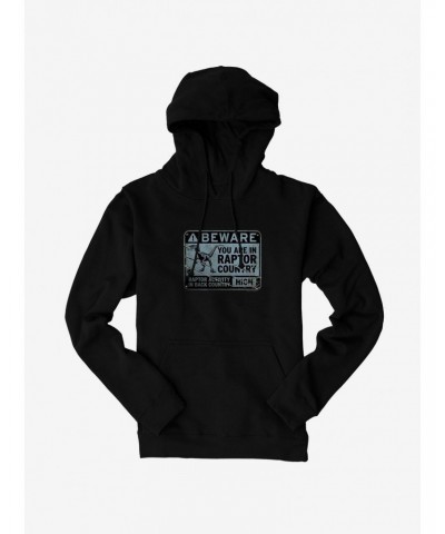 Jurassic World Dominion Beware Raptor Country Hoodie $15.80 Hoodies