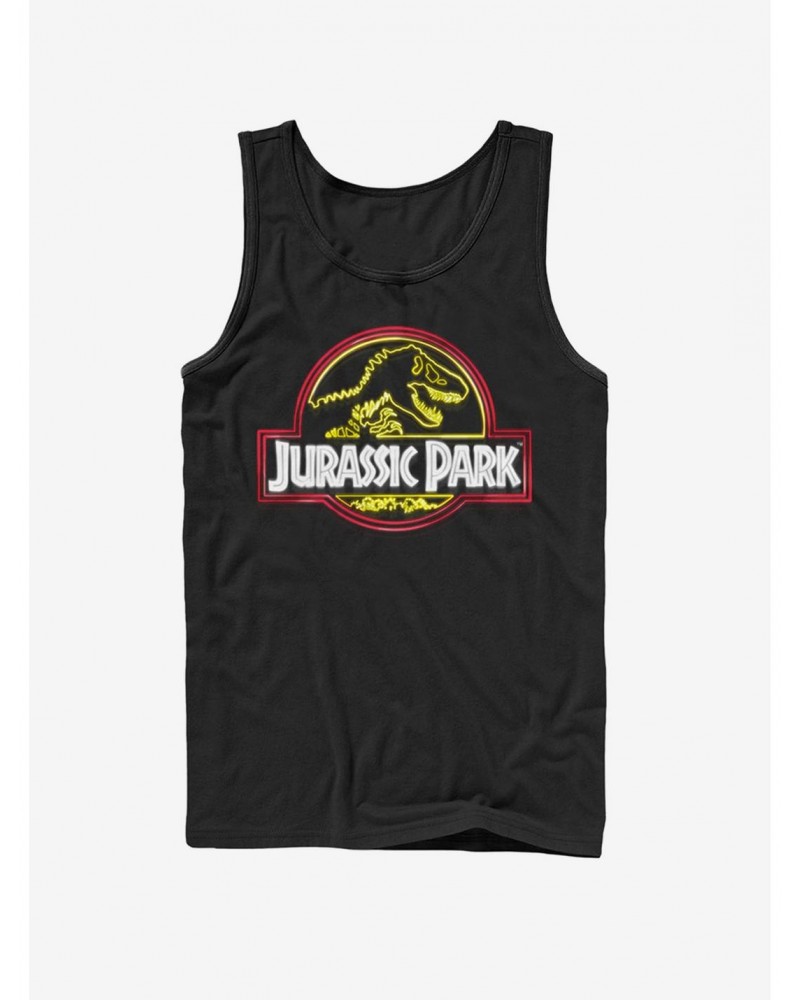 Neon T Rex Logo Tank $5.98 Tanks