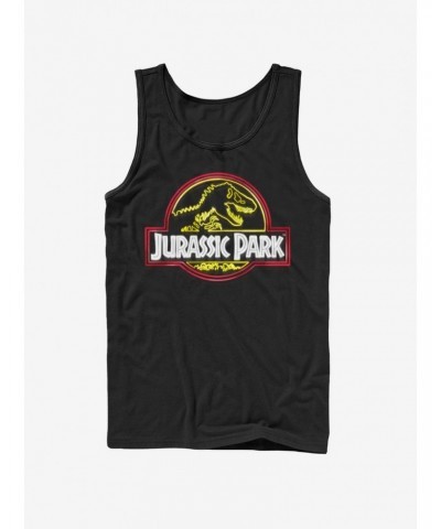 Neon T Rex Logo Tank $5.98 Tanks