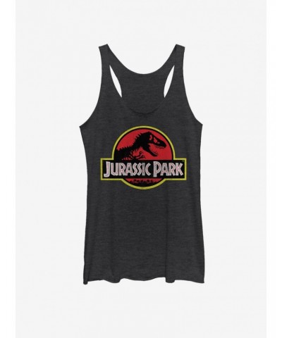 Jurassic Park Logo Girls Tank $7.04 Tanks