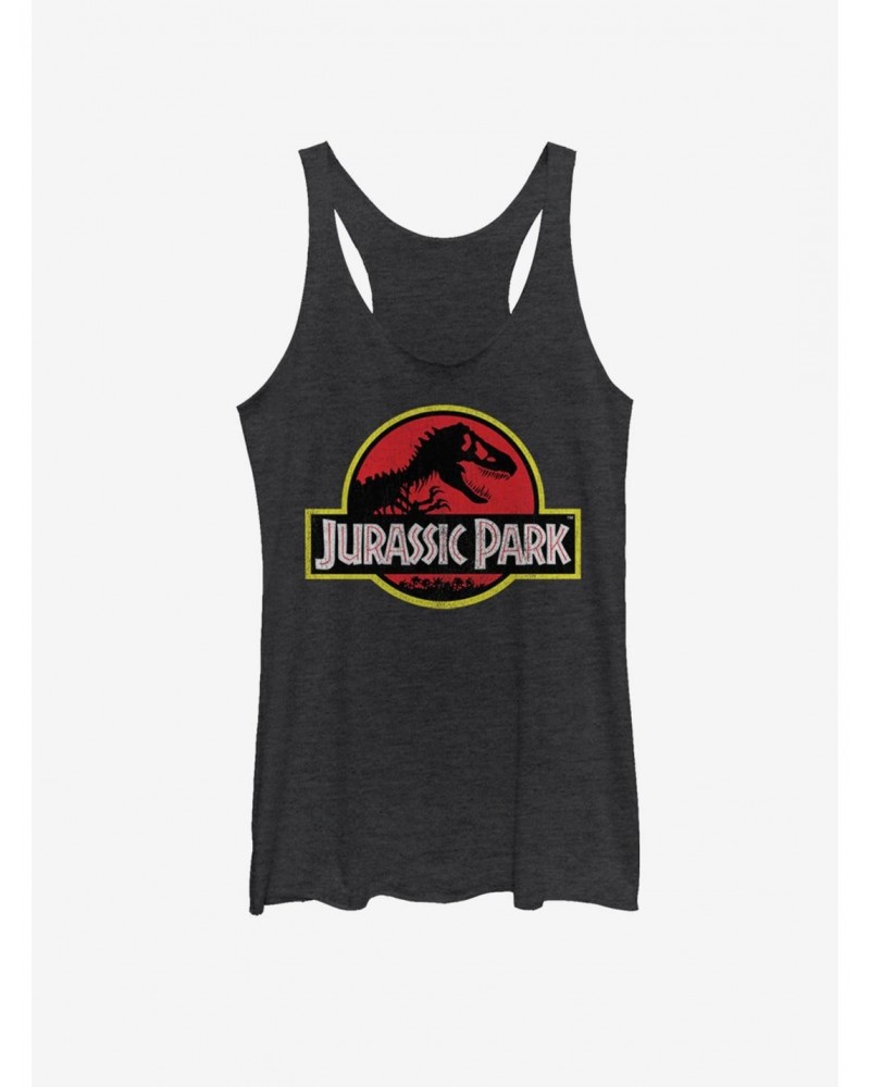 Jurassic Park Logo Girls Tank $7.04 Tanks