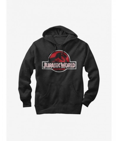 Jurassic World Tyrannosaurus Rex Logo Hoodie $17.60 Hoodies