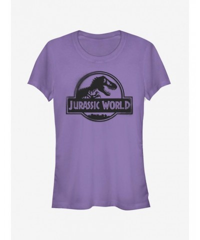 Jurassic World Fallen Kingdom Spray Paint Print Logo Girls T-Shirt $5.98 T-Shirts