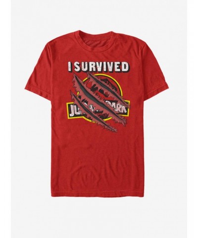 Jurassic Park I Survived T-Shirt $6.31 T-Shirts