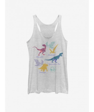 Jurassic Park Dino List Girls Tank $7.87 Tanks