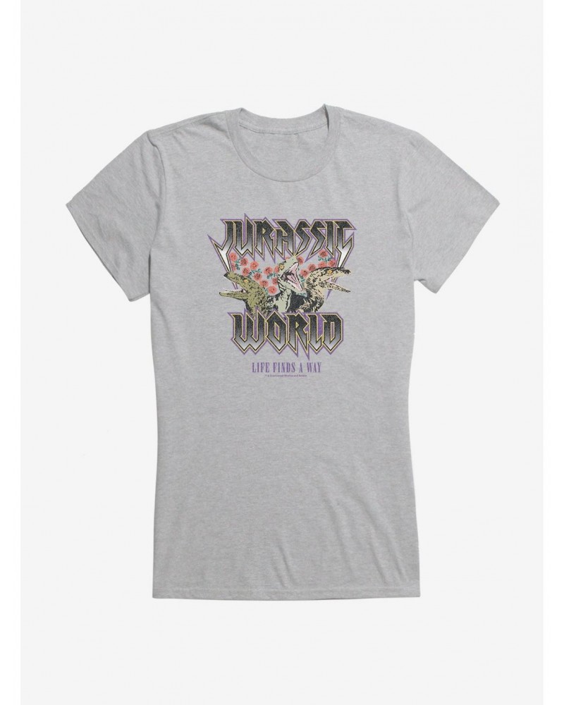 Jurassic Park JP Metal Tour Girls T-Shirt $6.18 T-Shirts