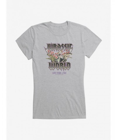 Jurassic Park JP Metal Tour Girls T-Shirt $6.18 T-Shirts