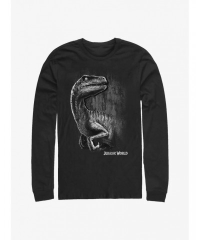 Jurassic World Raptor Smile Long-Sleeve T-Shirt $10.53 T-Shirts