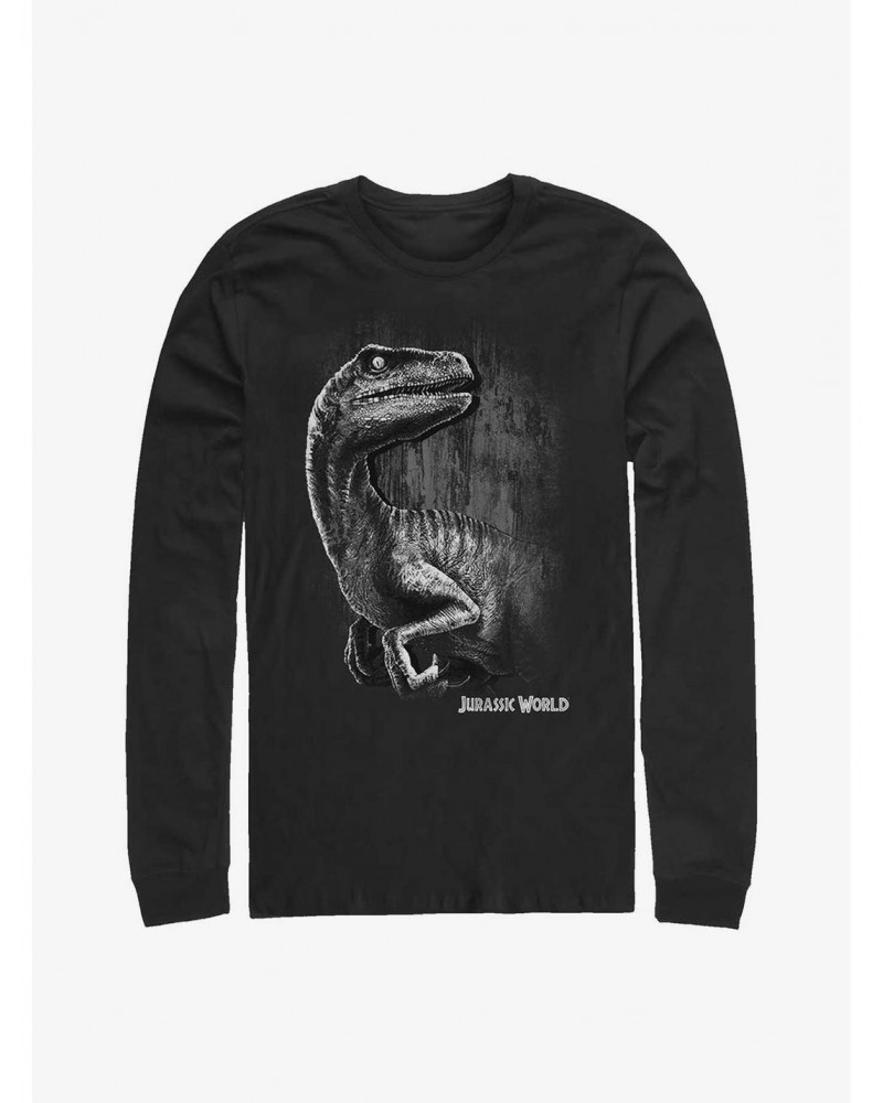 Jurassic World Raptor Smile Long-Sleeve T-Shirt $10.53 T-Shirts