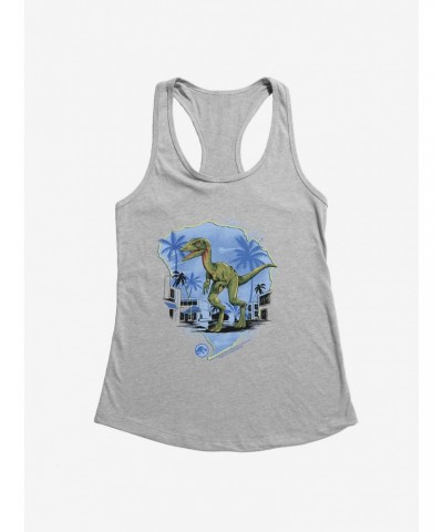 Jurassic World: Camp Cretaceous Raptor Isla Nublar Girls Tank $6.57 Tanks