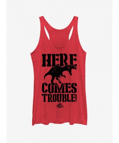 Here Comes Trouble Girls Tank $9.95 Tanks