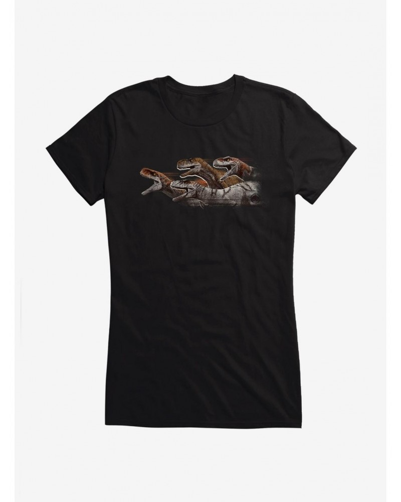 Jurassic World Dominion Atrociraptor Danger Zone Girls T-Shirt $8.17 T-Shirts