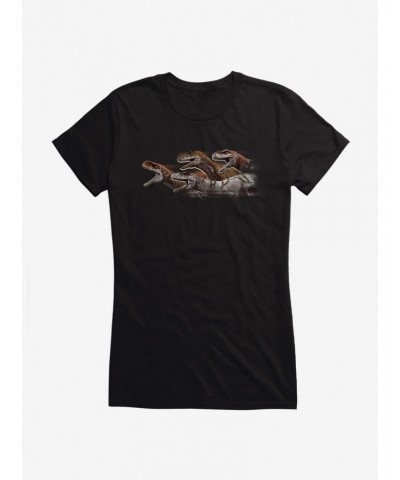 Jurassic World Dominion Atrociraptor Danger Zone Girls T-Shirt $8.17 T-Shirts