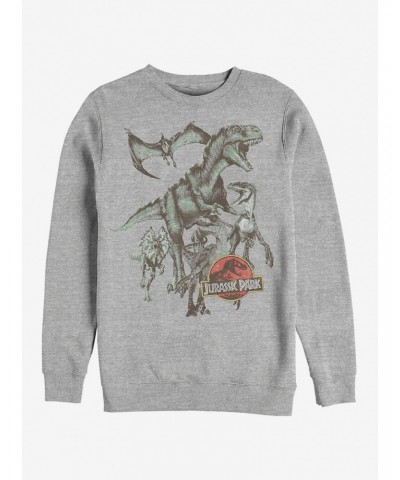 Vintage Dinosaur Stampede Sweatshirt $11.81 Sweatshirts