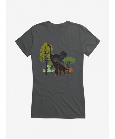 Jurassic World Brachiosaurus Habitat Girls T-Shirt $6.18 T-Shirts