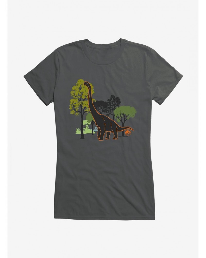 Jurassic World Brachiosaurus Habitat Girls T-Shirt $6.18 T-Shirts