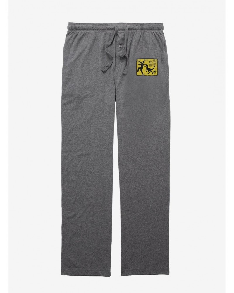 Jurassic World Raptor Run Sign Pajama Pants $8.96 Pants