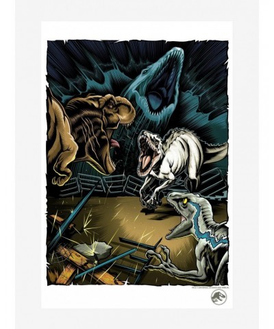 Jurassic World Ocean Attack Poster $7.02 Posters