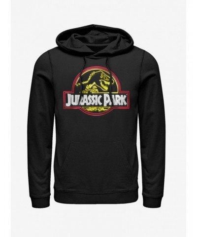 Neon T Rex Logo Hoodie $12.93 Hoodies