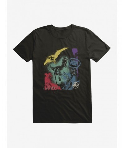 Jurassic World Grafitti Velociraptor Roar T-Shirt $7.65 T-Shirts