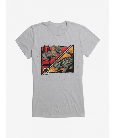 Jurassic World Versus Battle Girls T-Shirt $5.98 T-Shirts