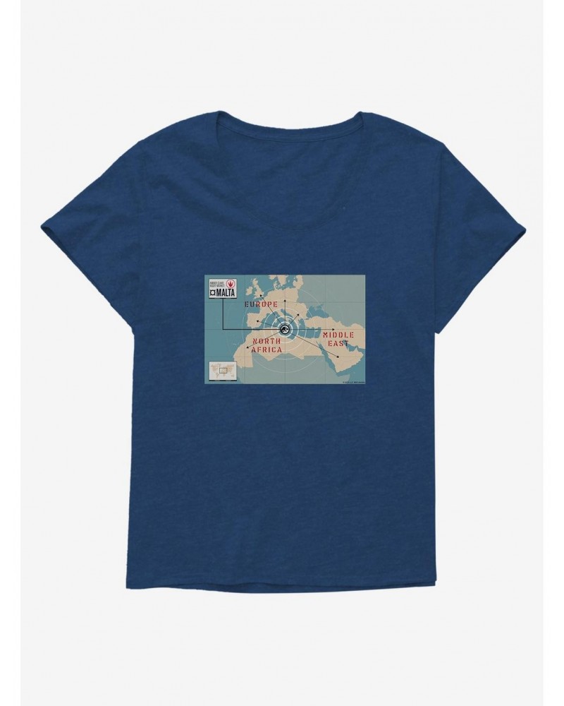 Jurassic World Dominion Malta Territory Girls T-Shirt Plus Size $11.48 T-Shirts