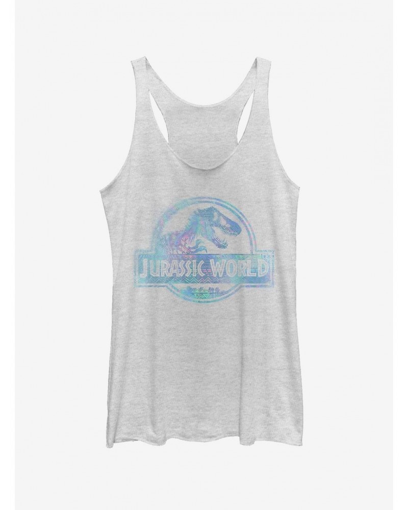 Jurassic World Fallen Kingdom Water Ripple Logo Girls Tank $8.50 Tanks