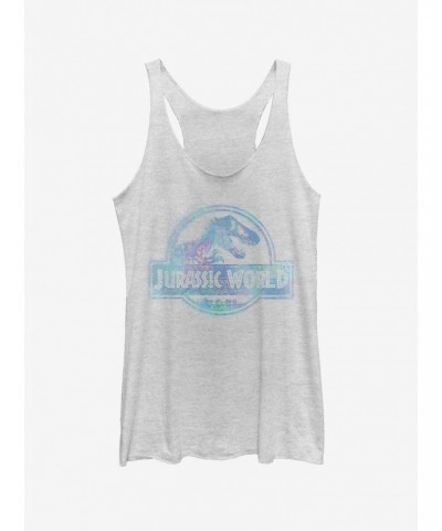 Jurassic World Fallen Kingdom Water Ripple Logo Girls Tank $8.50 Tanks