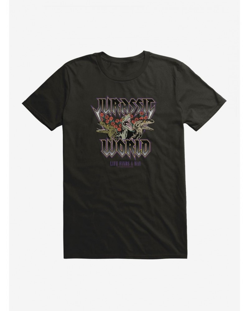 Jurassic Park JP Metal Tour T-Shirt $8.60 T-Shirts