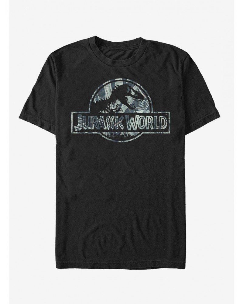 Grayscale Tropical T. Rex Logo T-Shirt $8.99 T-Shirts