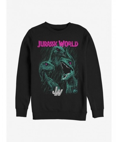 Jurassic Park Bright Raptor Squad Sweatshirt $14.17 Sweatshirts