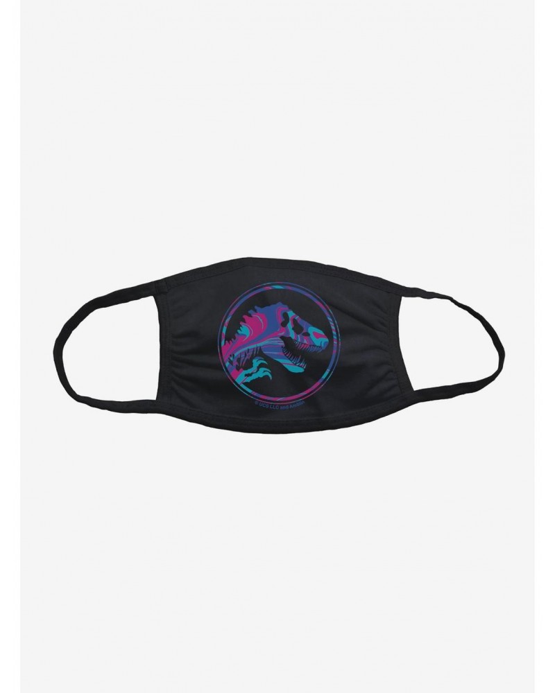 Jurassic World Blue Pink Logo Face Mask $4.53 Masks