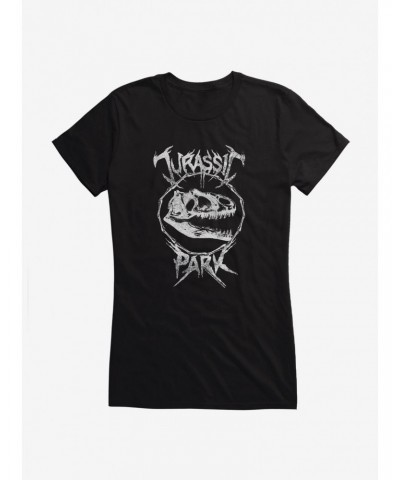 Jurassic Park JP Skeleton Girls T-Shirt $9.36 T-Shirts