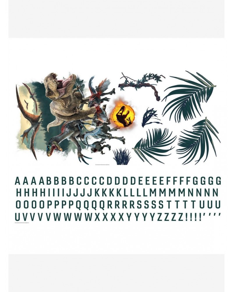 Jurassic World: Dominion Peel & Stick Giant Wall Decal $11.21 Decals