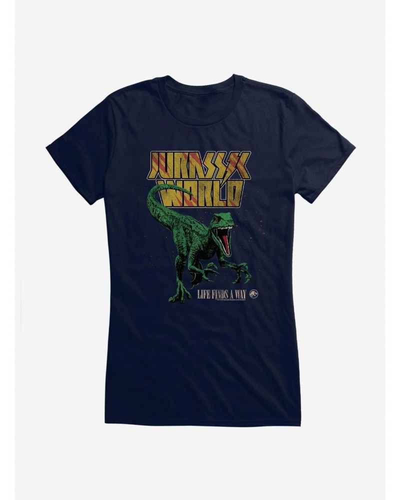 Jurassic Park Life Finds A Way Girls T-Shirt $6.97 T-Shirts